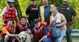 Dog rescued from Maryland dam after getting stuck in tunnel system