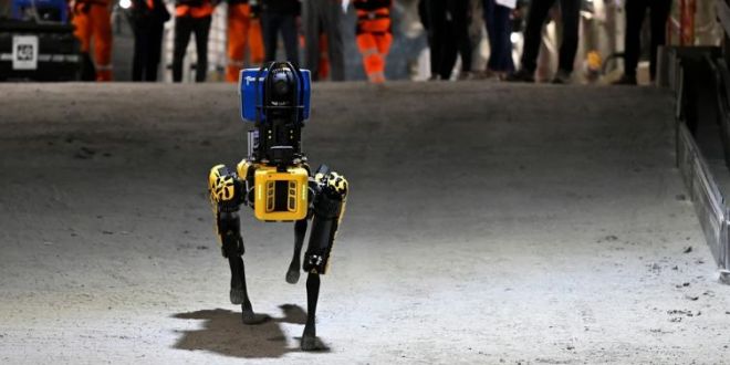 Researchers have a new best friend Robot dog gets to work