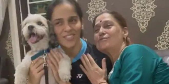 "Puppy Love": Saina Nehwal Shares Adorable Video With Her Mother And Dog