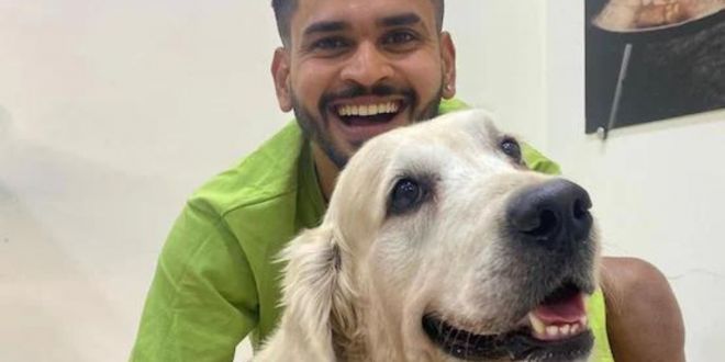 Shreyas Iyer And His Pet Dog Betty Make The "Pawfect Jodi". See Pics