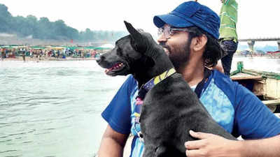 Sahitya Vardhan is on an all-India tour with his pet, Lexie, to raise awareness about stray dogs