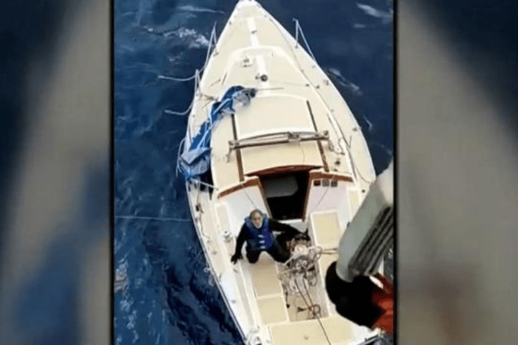 2 Men and Dog Found Safe on a Missing Sailboat in the Atlantic