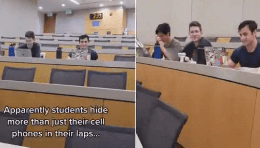 Student Hides Dog During Lecture But Gets Caught In the Act