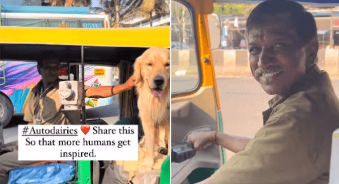 Mumbai auto driver who agrees to drop woman and her pet dog home, Watch