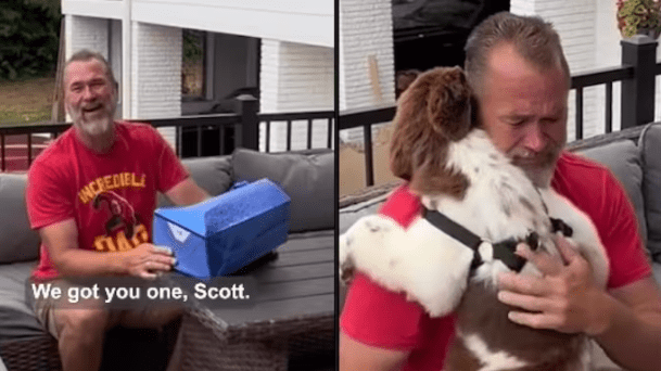 Man Breaks Down After Surprise New Dog On Father's Day. Watch Video