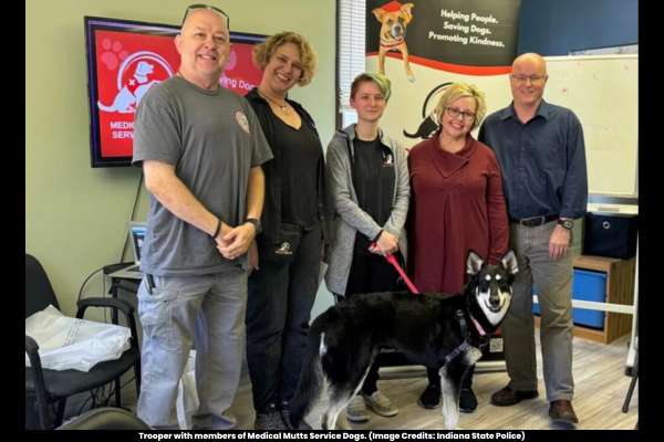 Rescued Stray Dog Gets Graduation from Medical Mutts