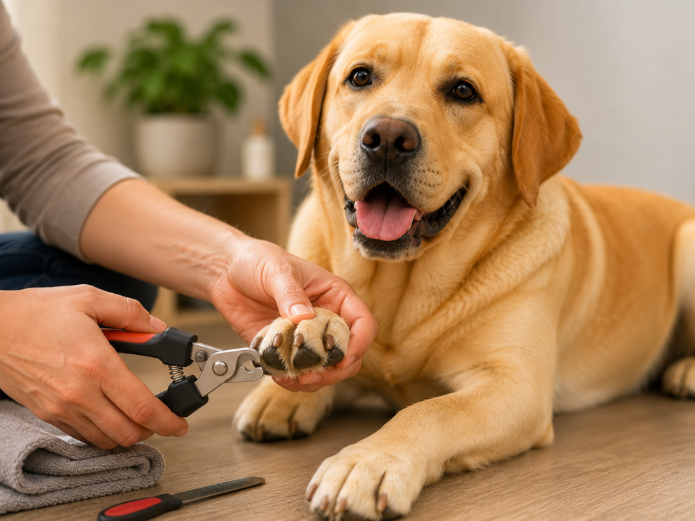 Labrador Retriever Nail Trimming