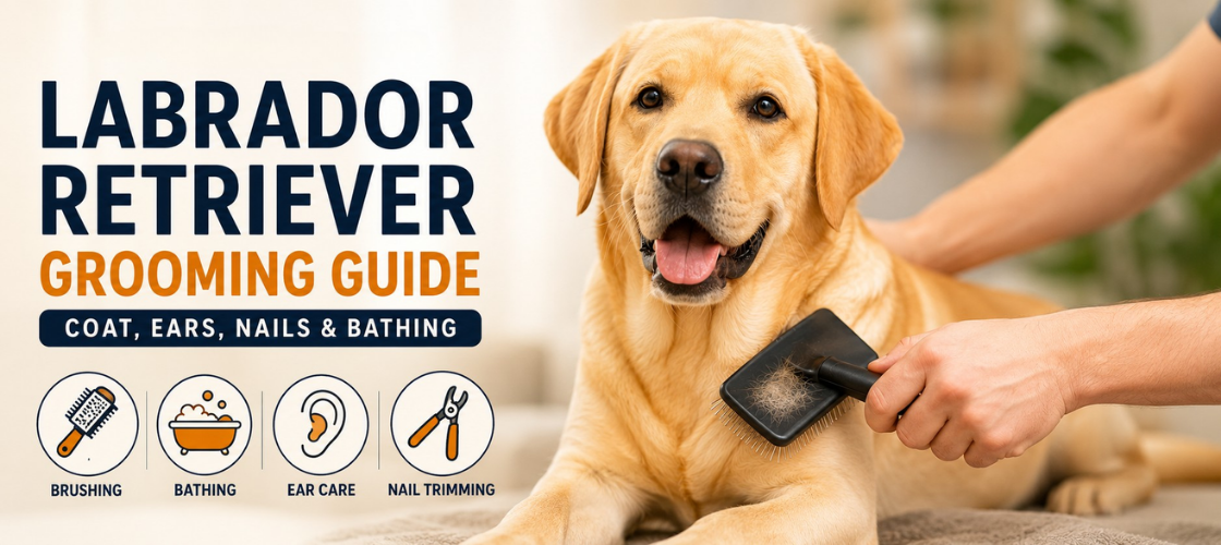 Labrador retriever grooming