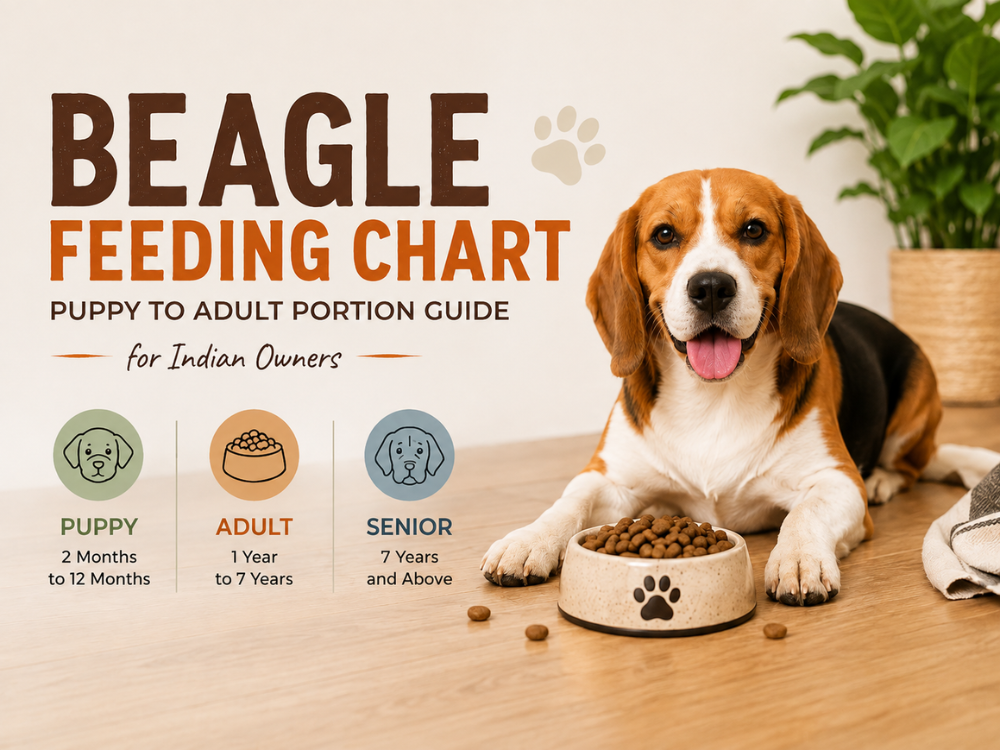 beagle feeding chart