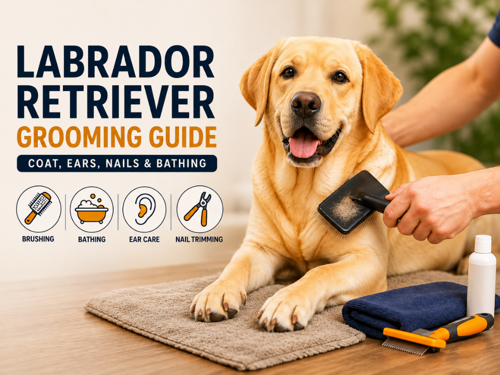 labrador retriever grooming