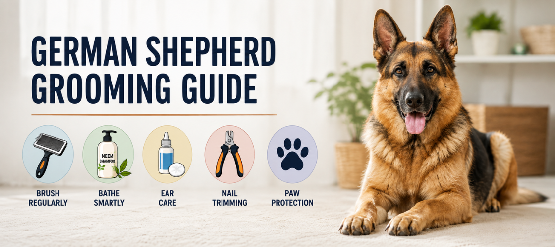 German Shepherd Grooming