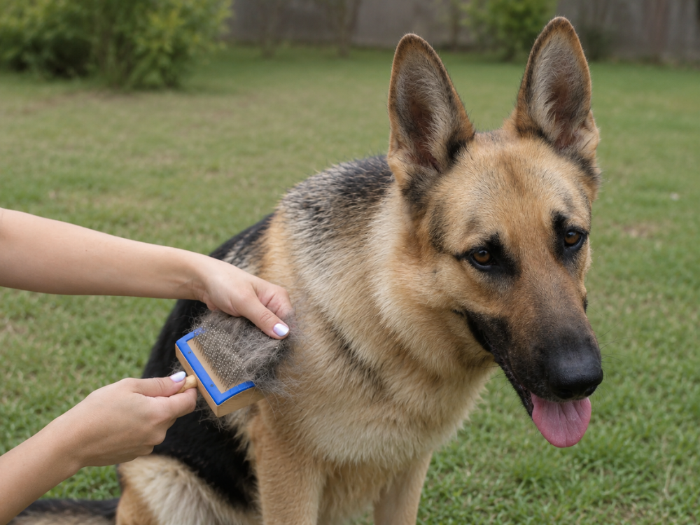 German Shepherd Grooming 